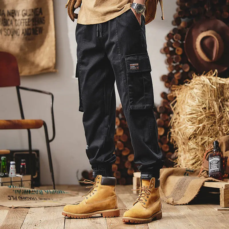 Men's Loose Straight Heavy Heavy Cargo Pants - WAlMYe #