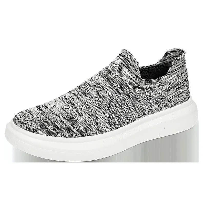 Men's Mesh Casual Breathable Solid Color Sneakers - WAlMYe #