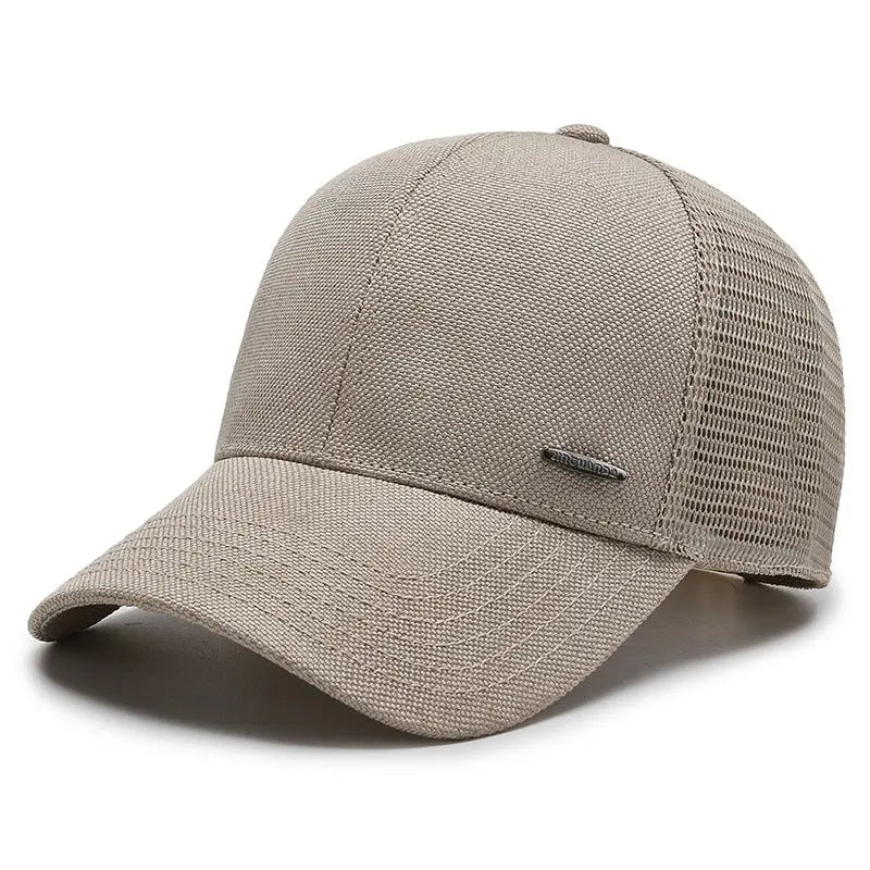 Men's Middle-aged Mesh Breathable Sunscreen Hat - WAlMYe #