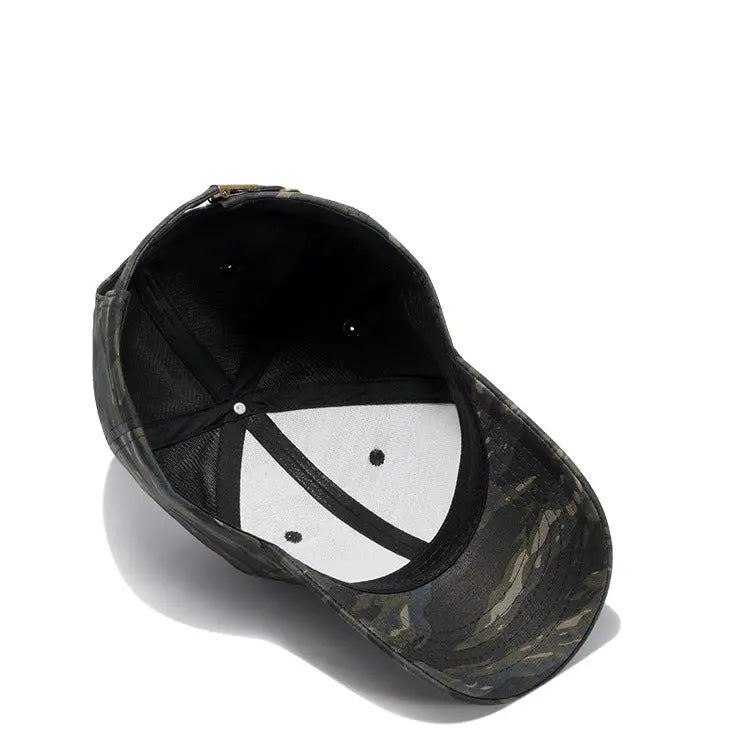 Men's Monochrome Cotton Camouflage Hat - WAlMYe #