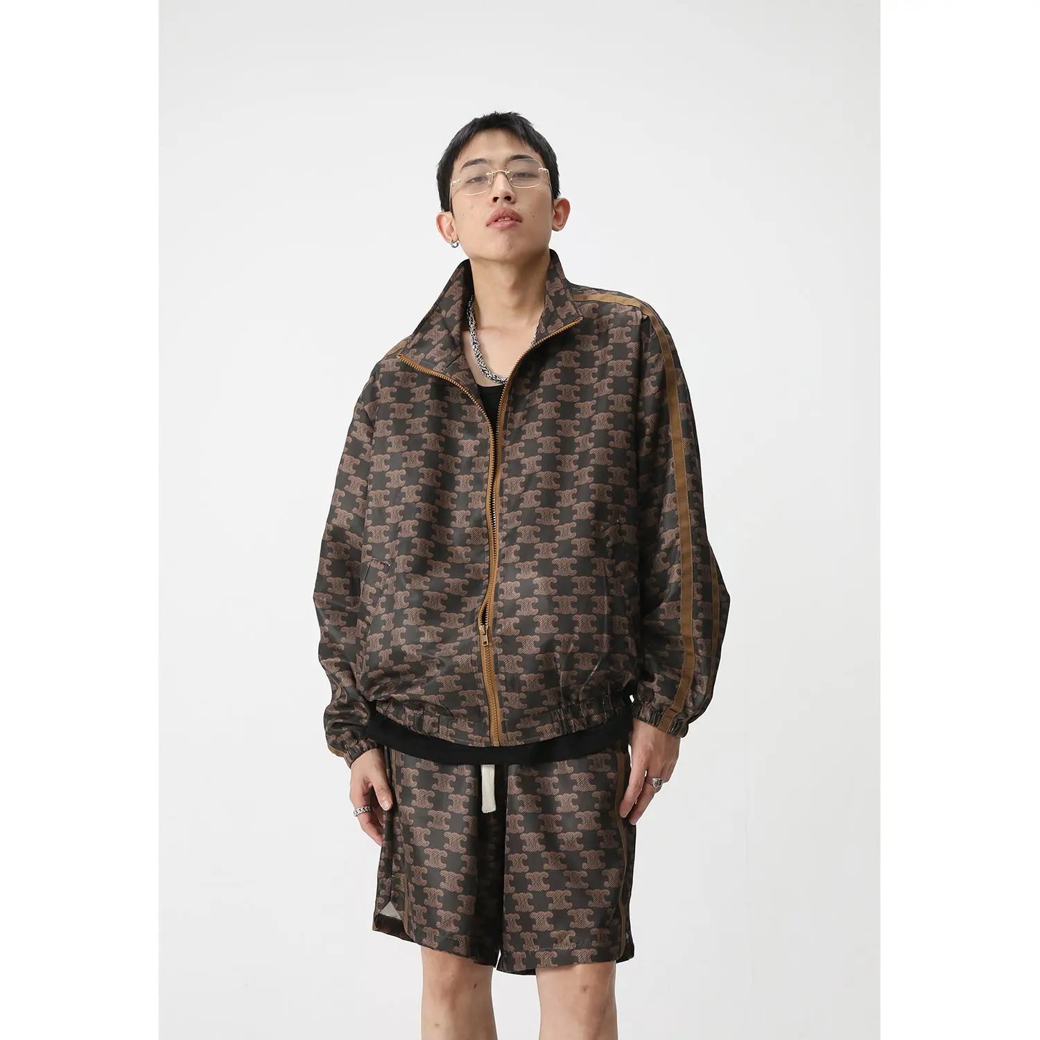 Men's New Casual Suit Loose Shorts And Sun Protection Jacket - WAlMYe #