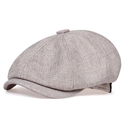 Men's Plus Size British Big Head Octagonal Hat - WAlMYe #