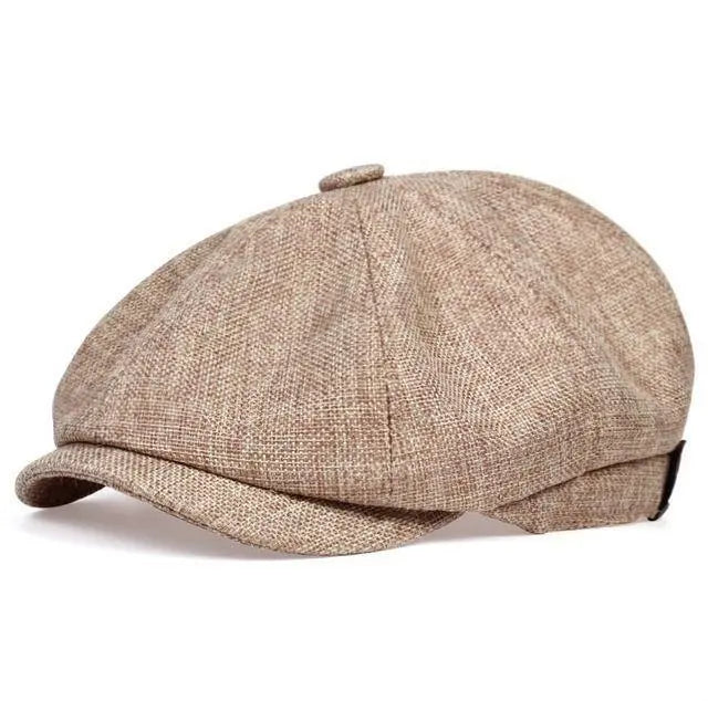 Men's Plus Size British Big Head Octagonal Hat - WAlMYe #