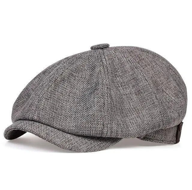 Men's Plus Size British Big Head Octagonal Hat - WAlMYe #