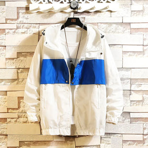 Men's Print All-match Tooling Hooded Jacket - WAlMYe #