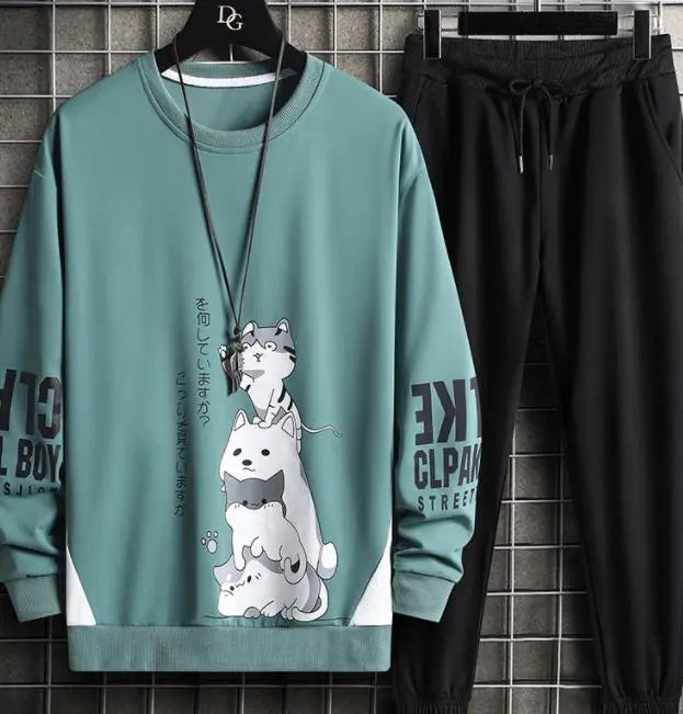 Men's Printed Suit In Casual Cotton - WAlMYe #