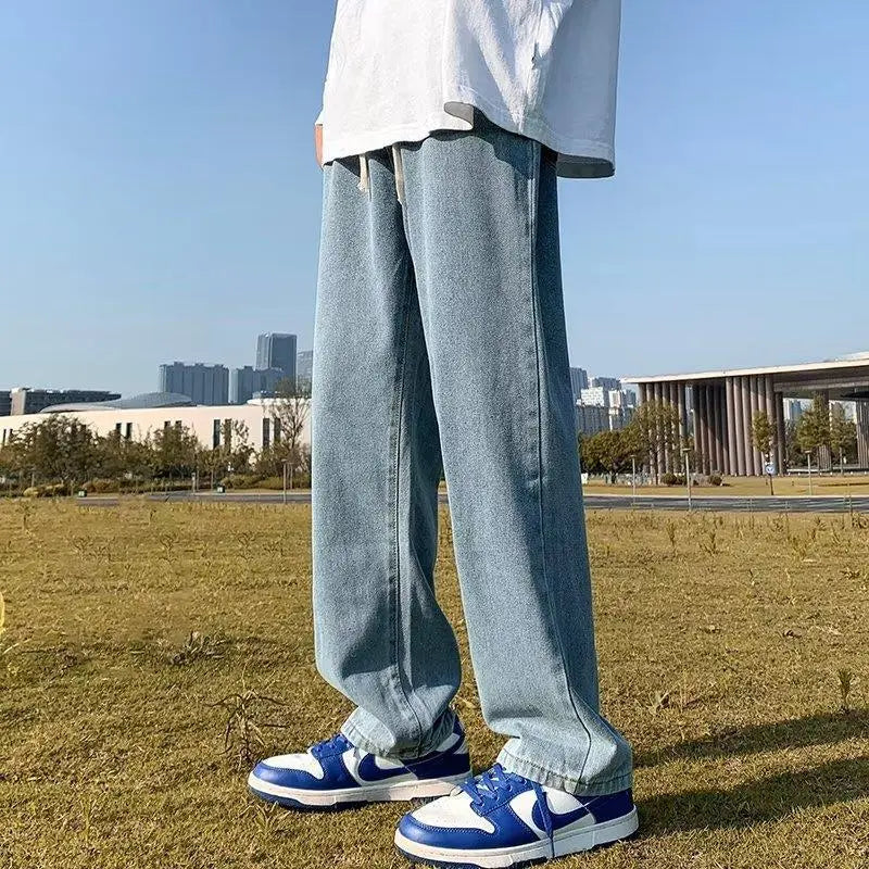 Men's Retro Washed Jeans Street Fashion - WAlMYe #