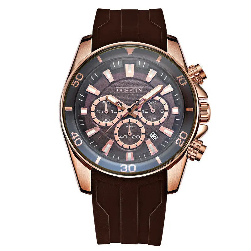 Men's Sports Casual Luminous Waterproof Multifunctional Quartz Watch - WAlMYe #