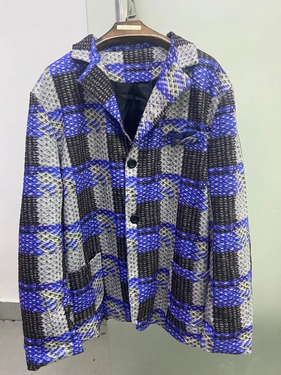 Men's Suit Jacket Casual Color Matching Suit - WAlMYe #