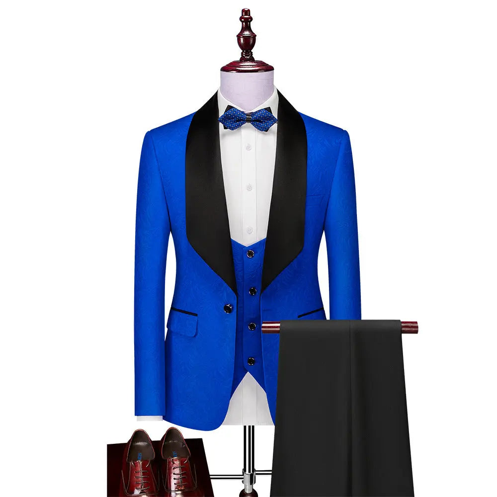 Men's Suit Set Slim Fit Groom Wedding Evening Dress - WAlMYe #