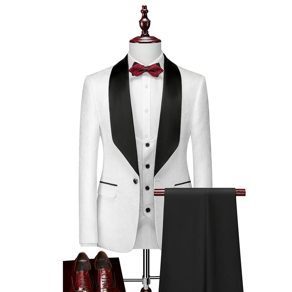Men's Suit Set Slim Fit Groom Wedding Evening Dress - WAlMYe #