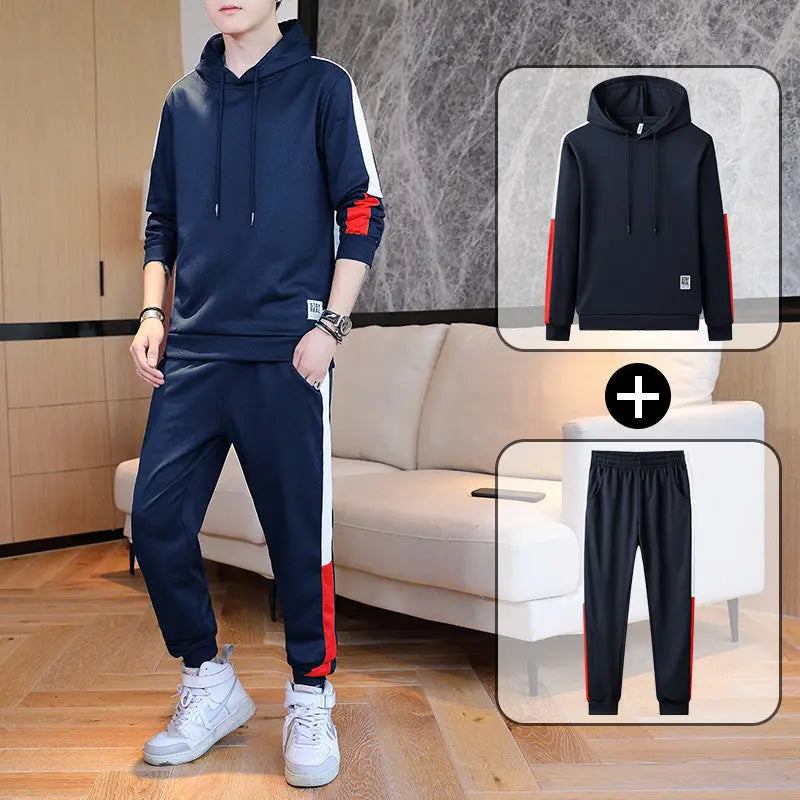 Men's Sweatshirt Long Sleeve T Shirt Sports And Leisure Suit - WAlMYe #