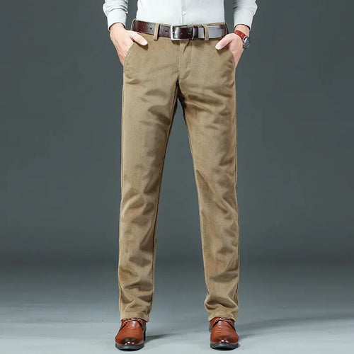 Men's Corduroy Pants – Thick Casual Trousers | WALMYE