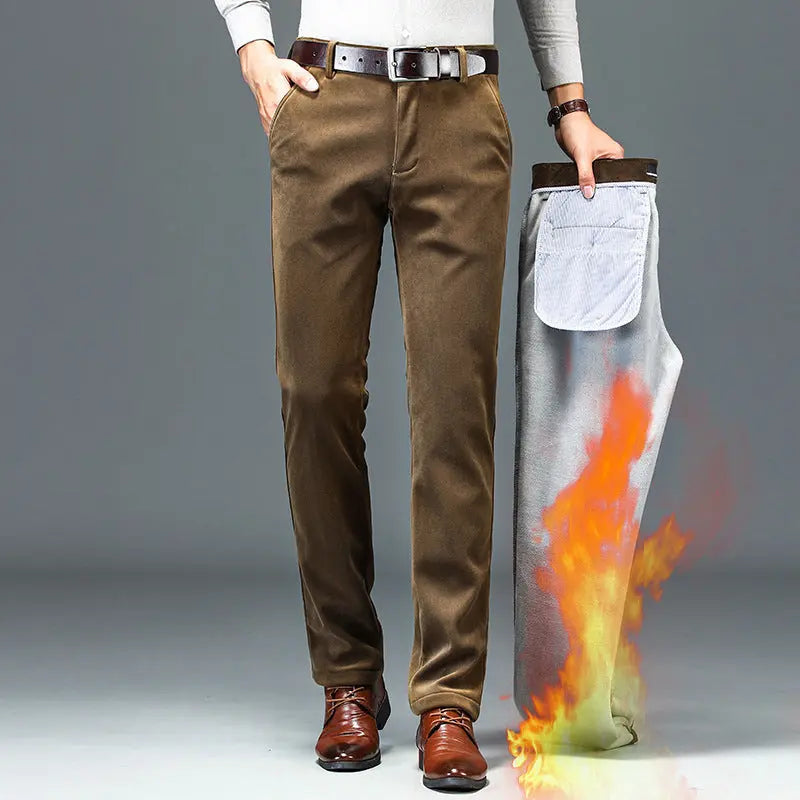 Men's Thick Corduroy Casual Pants - WAlMYe #