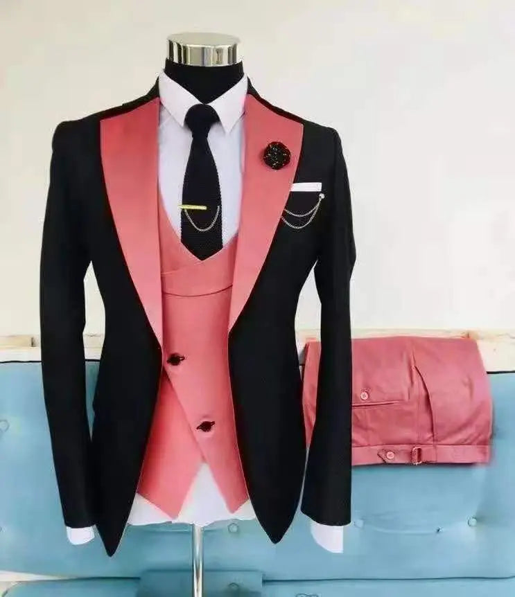 Men's Three-Piece Business Casual Suit - WAlMYe #