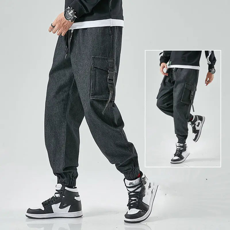 Men's Trendy Loose Spring Korean Style Pencil Pants - WAlMYe #