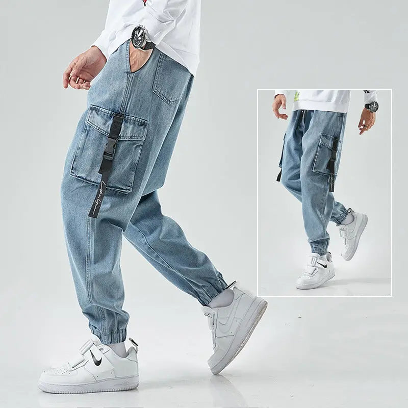 Men's Trendy Loose Spring Korean Style Pencil Pants - WAlMYe #