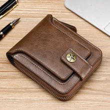 Load image into Gallery viewer, Men&#39;s Wallet Retro Horizontal Zipper Change - WAlMYe #
