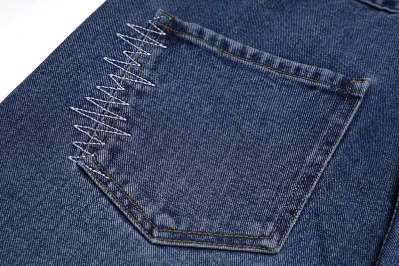 Men's Washed Casual Trousers Trend Versatile - WAlMYe #