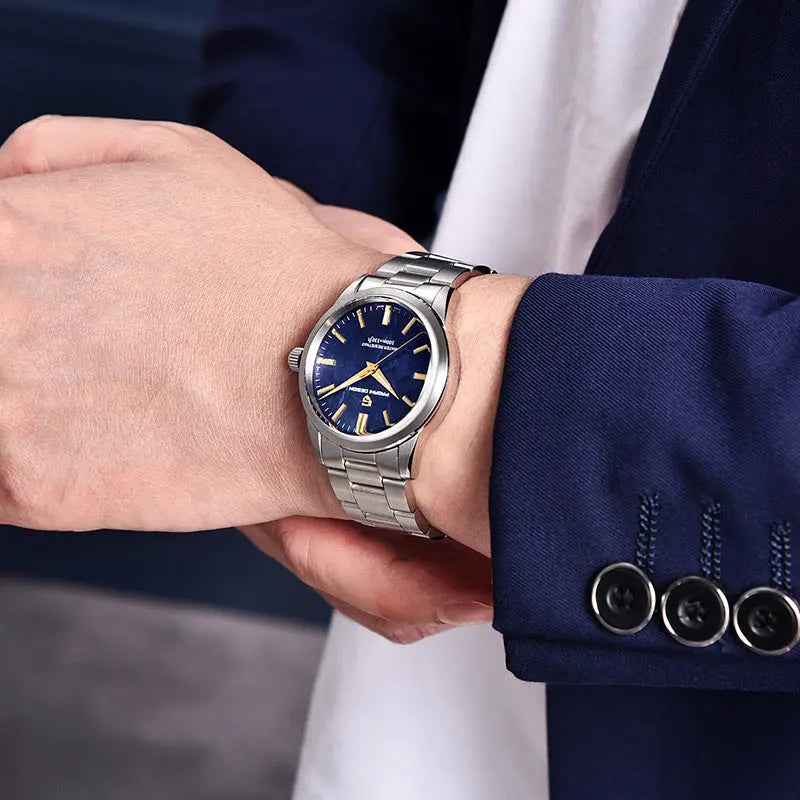 Men's Watch Fine Steel Shell With Fashionable Waterproof - WAlMYe #