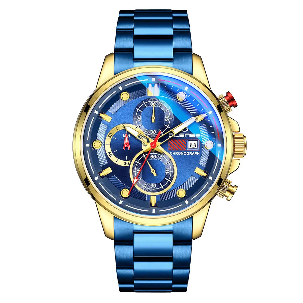 Men's Watch Steel Band Fashion Quartz - WAlMYe #