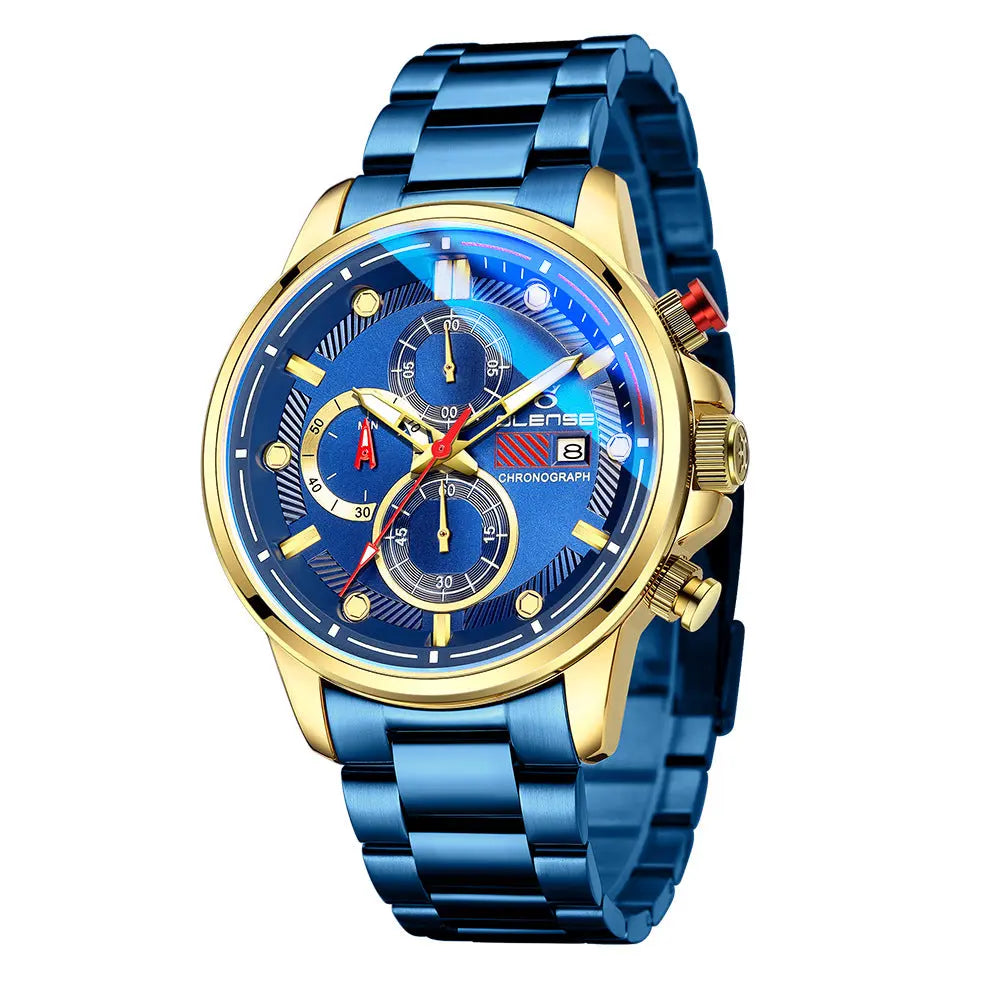 Men's Watch Steel Band Fashion Quartz - WAlMYe #