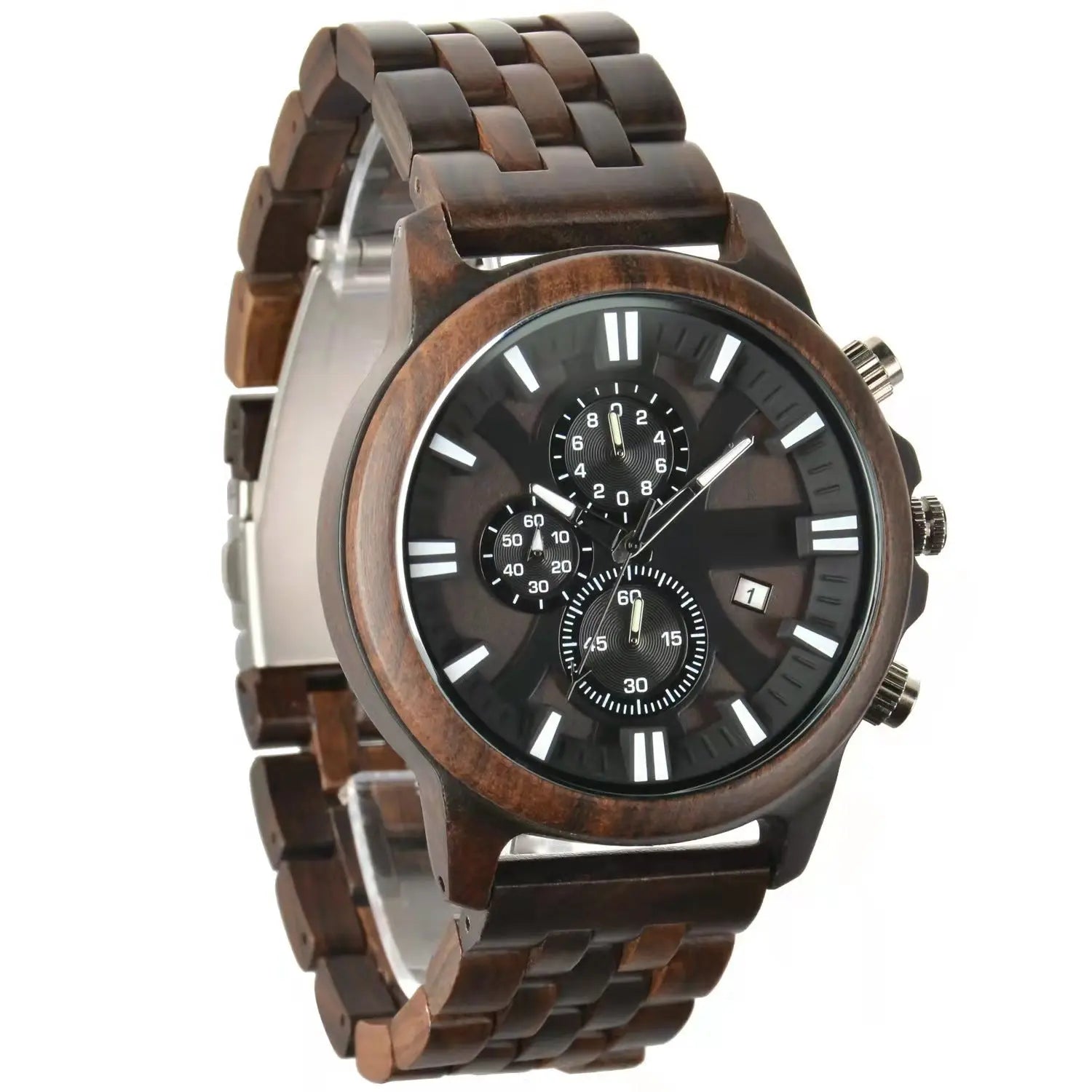 Men's Wooden Minimalist Sandalwood Watch - WAlMYe #