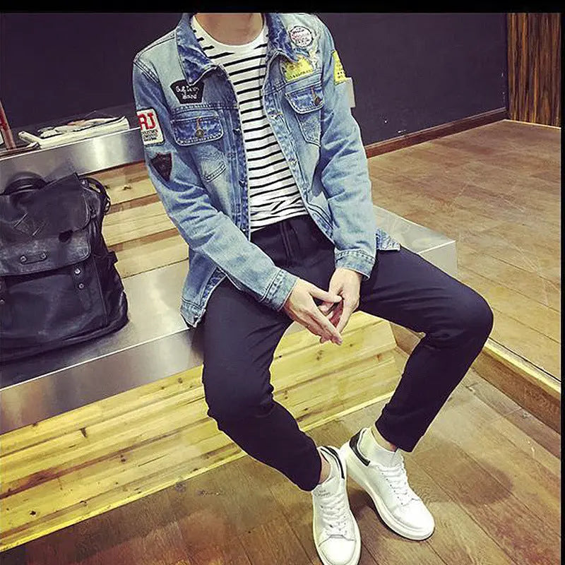 Men's hip hop high quality all-cotton jacket jacket - WAlMYe #