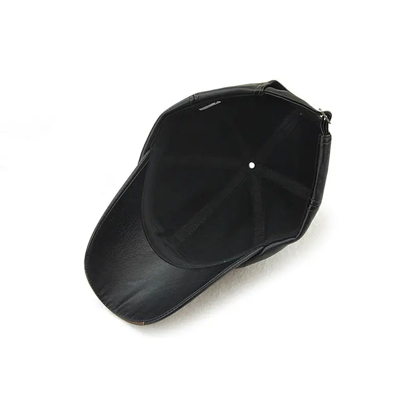 Men's leather baseball cap - WAlMYe #