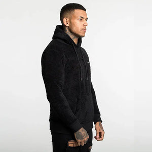 Men's plus velvet padded coat hooded sweater - WAlMYe #