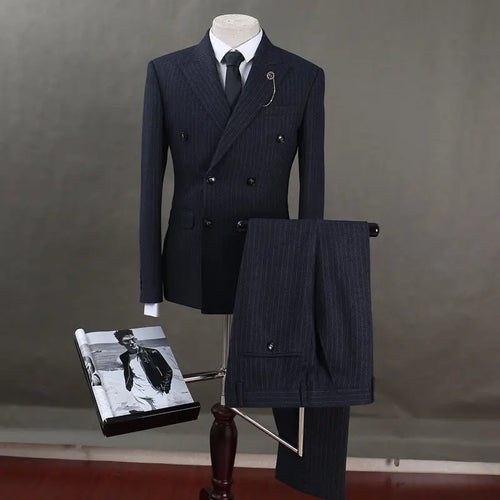 Men's striped suit - WAlMYe #