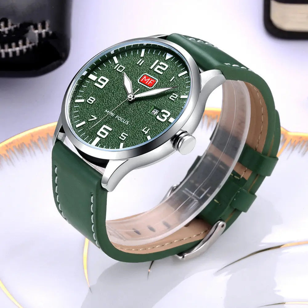 Men's waterproof quartz watch ultra-thin large dial - WAlMYe #