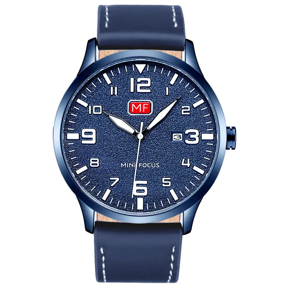 Men's waterproof quartz watch ultra-thin large dial - WAlMYe #