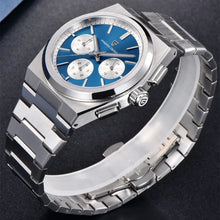 Load image into Gallery viewer, Mens Fashion Blue Quartz Waterproof Chronograph Watch - WAlMYe #
