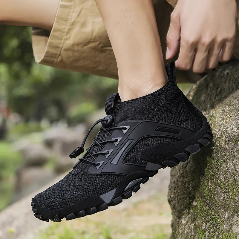 Mens Fashion Breathable Non-slip Hiking Shoes - WAlMYe #