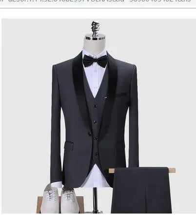 Mens Suits 3Pcs Formal Casual Slim High Quality Stylish Sets - WAlMYe #