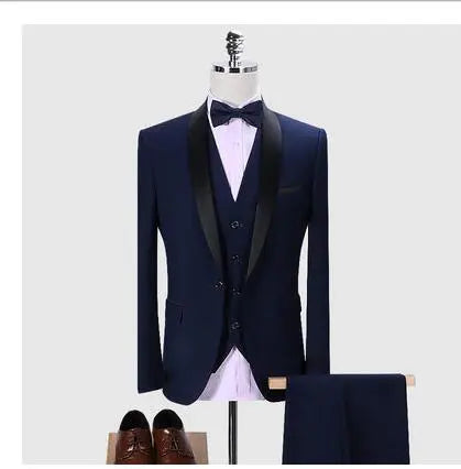 Mens Suits 3Pcs Formal Casual Slim High Quality Stylish Sets - WAlMYe #