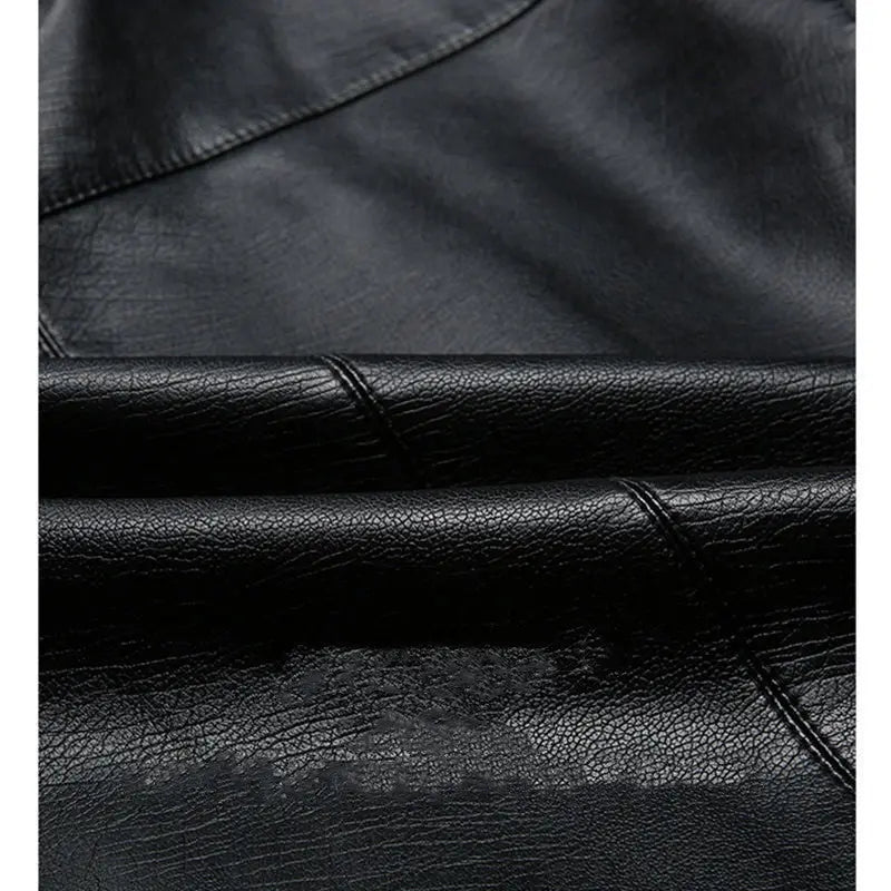 Middle-Aged And Elderly Men's Leather Jackets - WAlMYe #