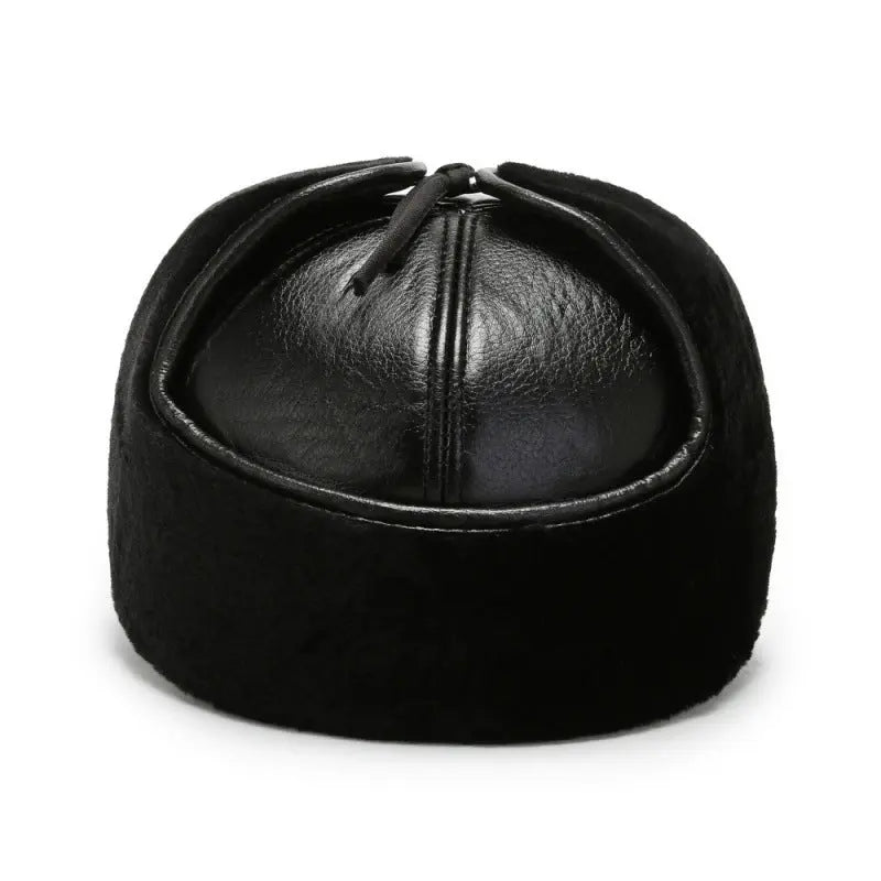 Middle-aged And Elderly Outdoor Warming Ear Protection Cotton Hat - WAlMYe #