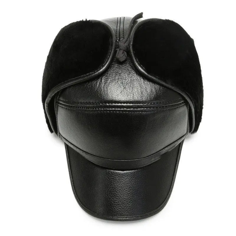 Middle-aged And Elderly Outdoor Warming Ear Protection Cotton Hat - WAlMYe #