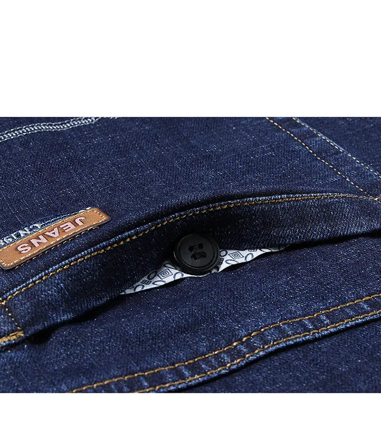 Middle-aged Loose Straight Mid-waist Stretch Business Pants - WAlMYe #