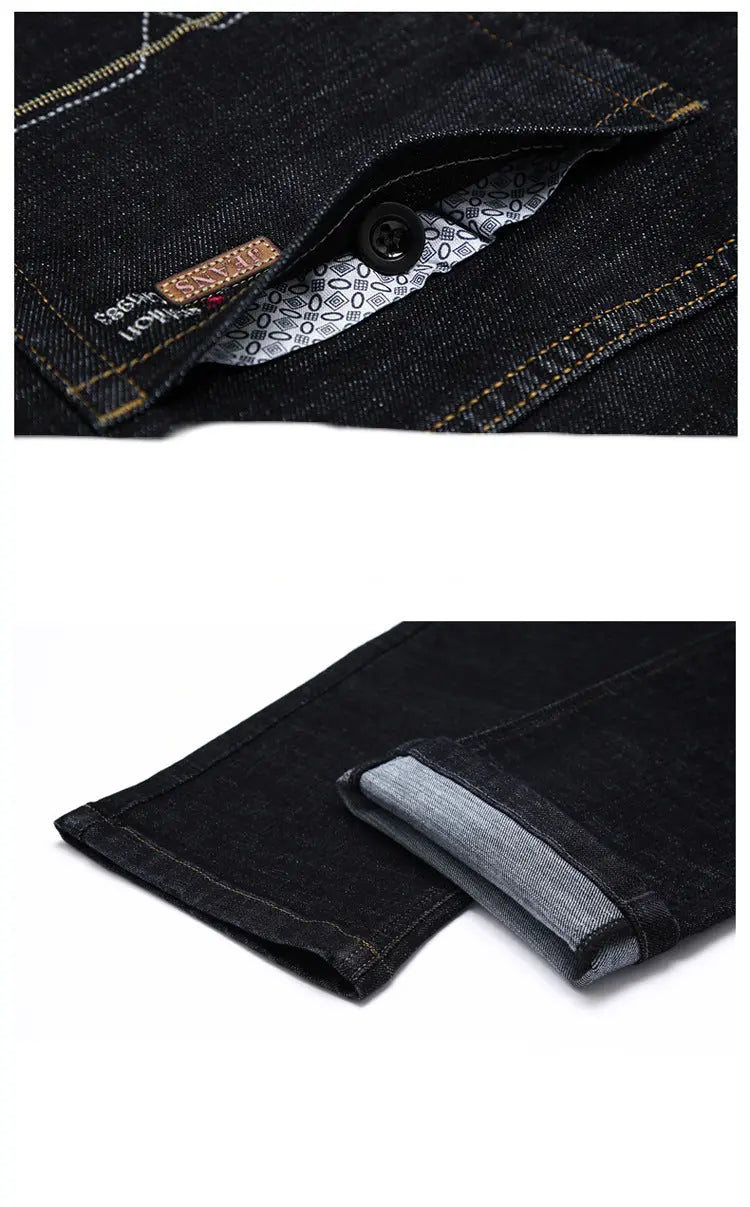 Middle-aged Loose Straight Mid-waist Stretch Business Pants - WAlMYe #