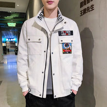 Load image into Gallery viewer, New Korean Casual Fashion Flying Stand Collar Jacket Trendy Men&#39;s Jacket - WAlMYe #
