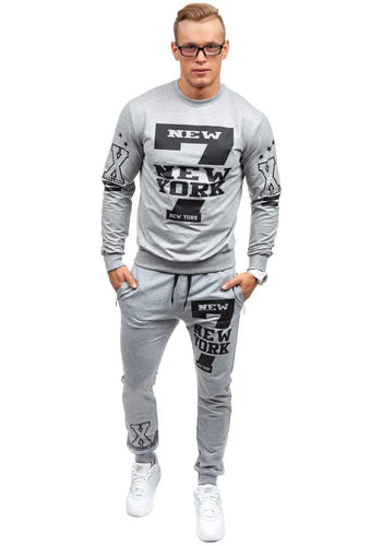 New Men Sets Fashion Autumn Spring Sweatpants - WAlMYe #