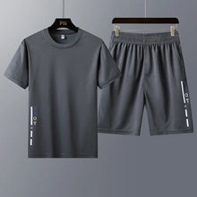 Load image into Gallery viewer, New Short-Sleeved T-Shirt Youth Trend Two-Piece Sportswear - WAlMYe #
