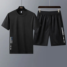 Load image into Gallery viewer, New Short-Sleeved T-Shirt Youth Trend Two-Piece Sportswear - WAlMYe #
