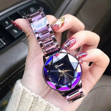 Load image into Gallery viewer, New Table Fashion Starry Sky Purple Steel Belt Women&#39;s Watch - WAlMYe #
