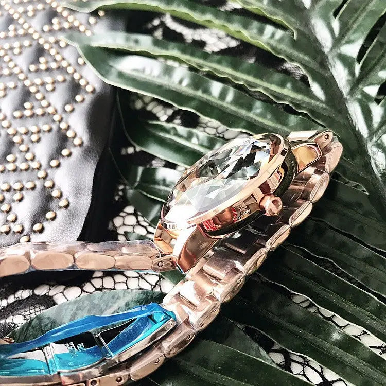 New Table Fashion Starry Sky Purple Steel Belt Women's Watch - WAlMYe #