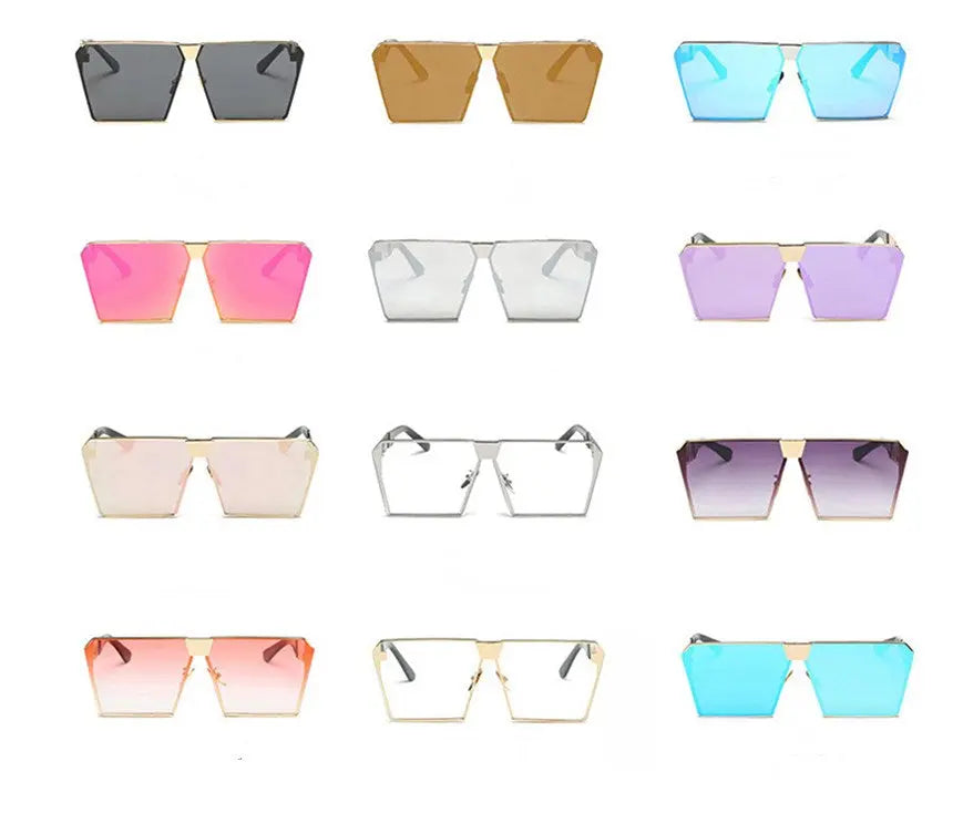 New polarized sunglasses ladies fashion glasses square sunglasses trend - WAlMYe #