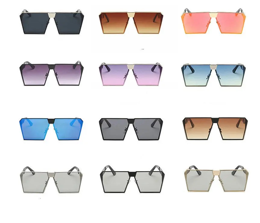 New polarized sunglasses ladies fashion glasses square sunglasses trend - WAlMYe #